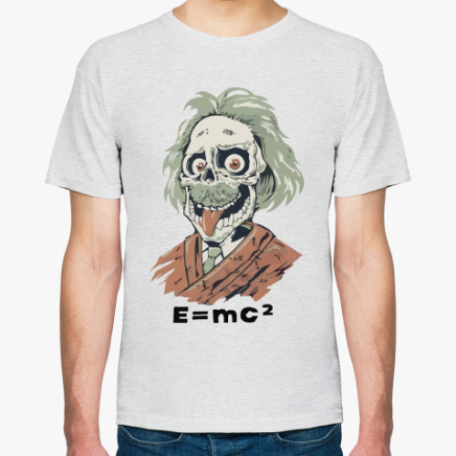 Футболка с принтом e=mc2