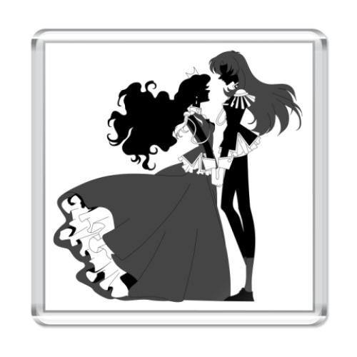 Магнит с принтом   Utena