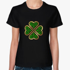 Классическая женская футболка Irish dancer celt