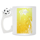 Кружка с футбольным мячиком