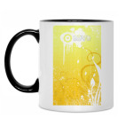 Кружка двухцветная