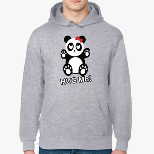 Толстовка худи с принтом Панда