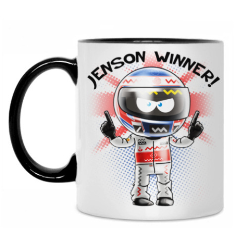 Кружка с принтом JENSON WINNER