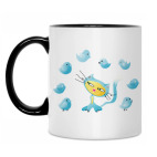 Кружка двухцветная