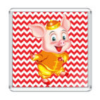 Магнит 6.5 x 6.5 см Символ Года