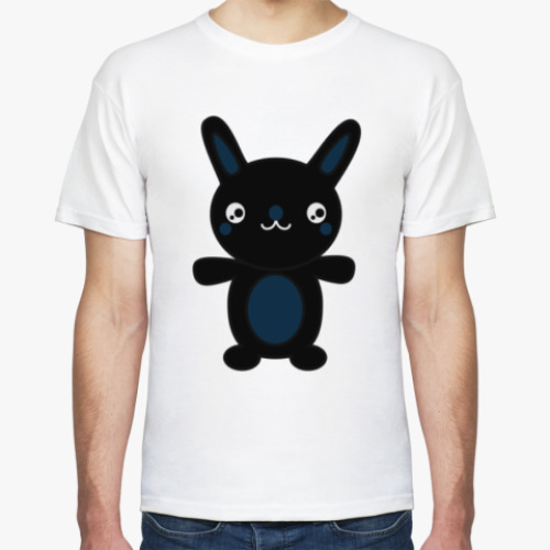 Футболка с принтом Заяц