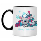 Кружка двухцветная