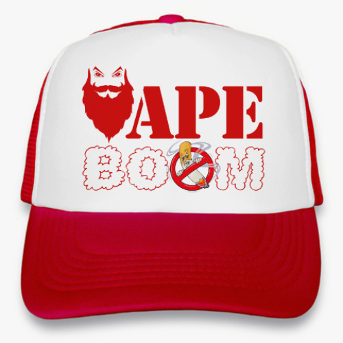 Кепка-тракер с принтом Vape Trucker