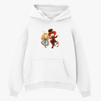 Толстовка худи оверсайз