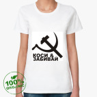 Женская футболка органик