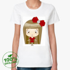 Женская футболка органик