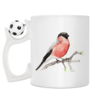 Кружка с футбольным мячиком