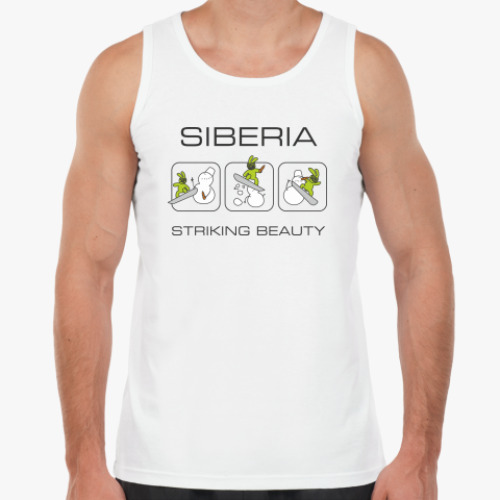 Майка с принтом Striking Beauty