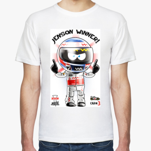 Футболка с принтом JENSON WINNER
