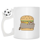 Кружка с футбольным мячиком