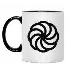 Кружка двухцветная