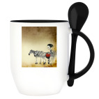 Кружка с ложкой