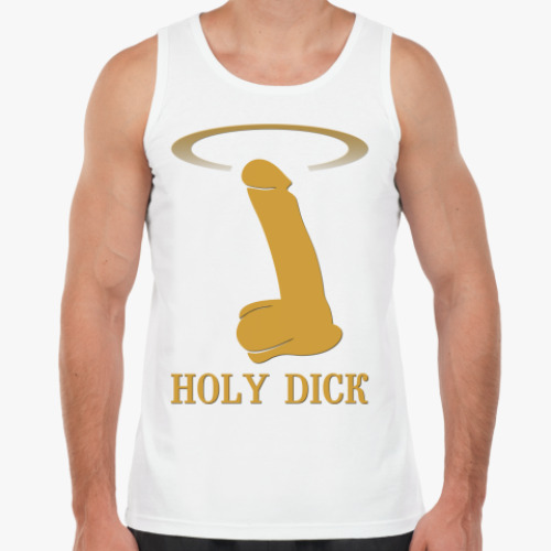 Майка с принтом HOLY DICK