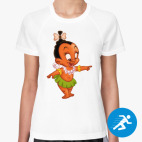 Женская спортивная футболка