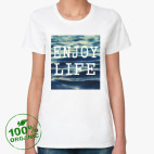 Женская футболка органик