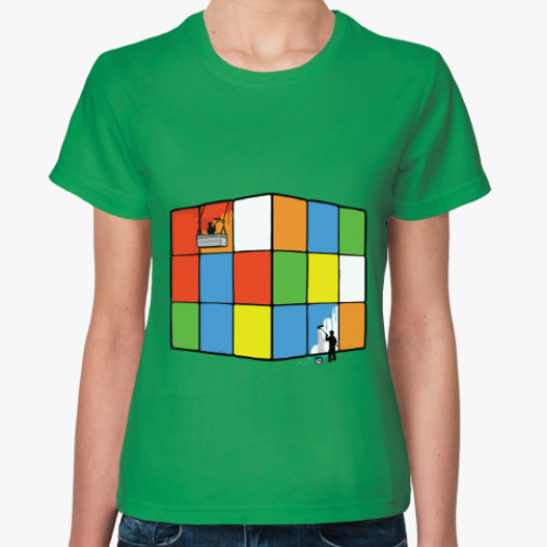Женская футболка с принтом Кубик Рубика | Rubiks Cube