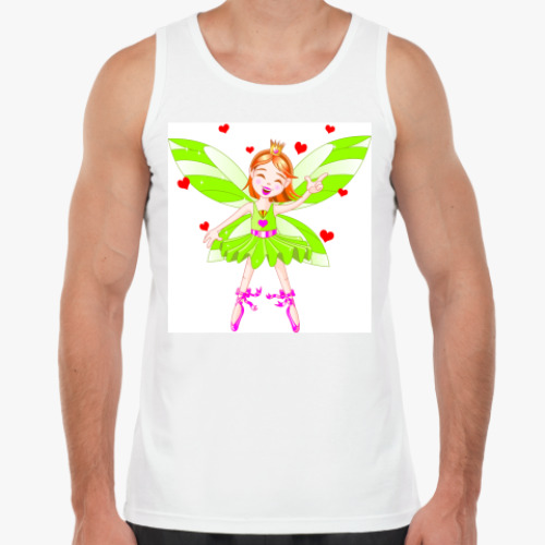 Майка с принтом 'Настоящая принцесса'