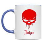 Двухцветная кружка Покер