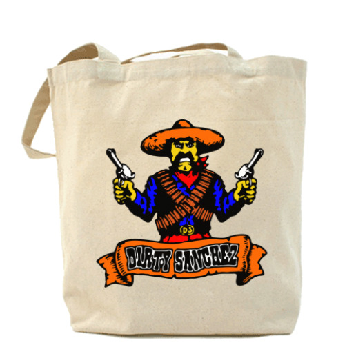 Сумка шоппер с принтом Dirty Sanches