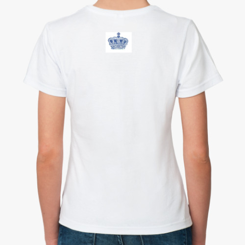 Классическая футболка с принтом Hope for girls