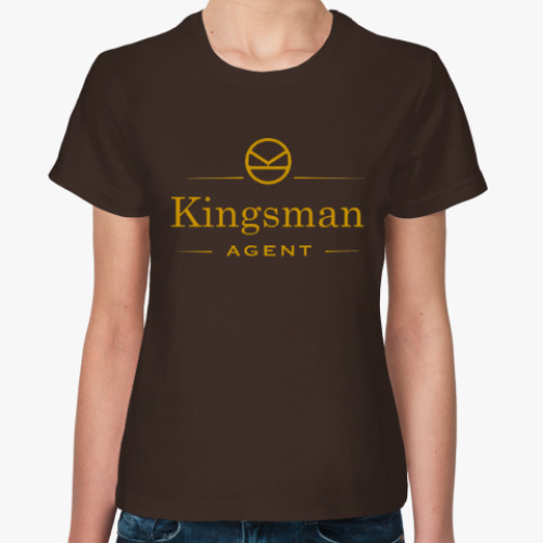 Женская футболка с принтом Для агента Kingsman