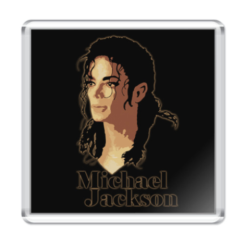 Магнит с принтом MJ portrait