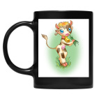 Кружка цветная UV-DTF