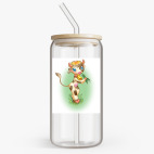 Банка с бамбуковой крышкой