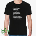 Мужская футболка органик