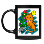 Кружка цветная UV-DTF