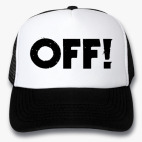 Кепка Trucker, черная OFF!