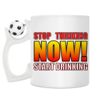 Кружка с футбольным мячиком