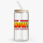 Банка с бамбуковой крышкой