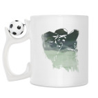Кружка с футбольным мячиком