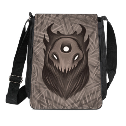 Сумка-планшет с принтом Монстр