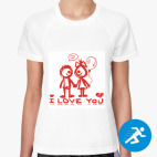 Женская спортивная футболка