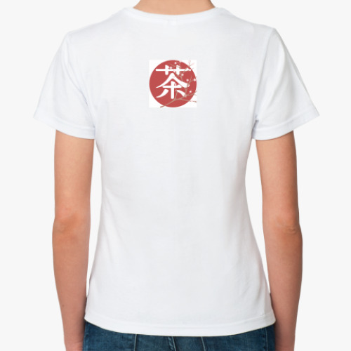 Классическая футболка с принтом Japan Tea!
