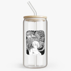 Банка с бамбуковой крышкой