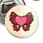 Сердце-бабочка