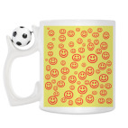 Кружка с футбольным мячиком
