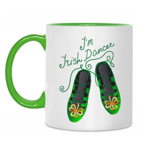 Кружка с принтом I'm Irish Dancer