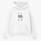 Толстовка худи оверсайз