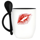 Кружка с ложкой