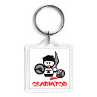 Брелок 3.9 x 3.9 см Гладиатор