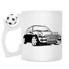 Кружка с футбольным мячиком